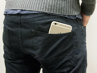 A phone in your back pocket